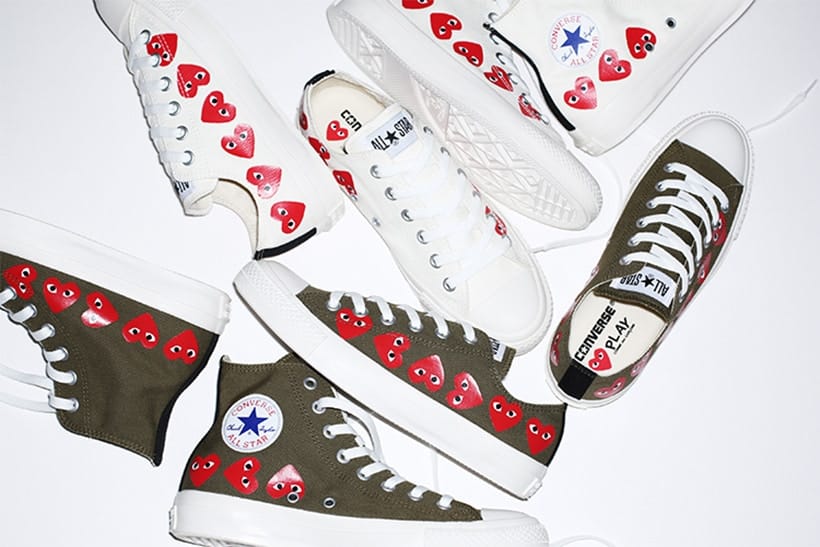 converse all star chuck taylor comme des garcons play