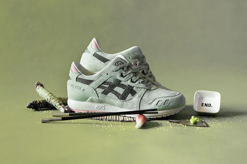 END. ASICS Gel Lyte III Wasabi