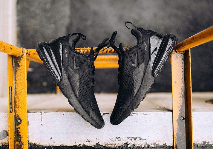 Gros Plan Sur La Nike Air Max 270 "Triple Black"