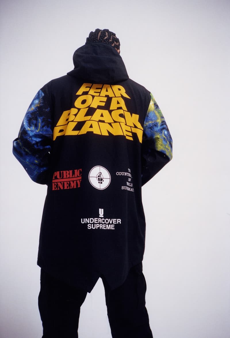 Lookbook Supreme x Public Enemy x UNDERCOVER