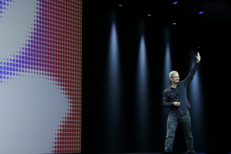 Tim Cook Lors D'Une Keynote D'Apple