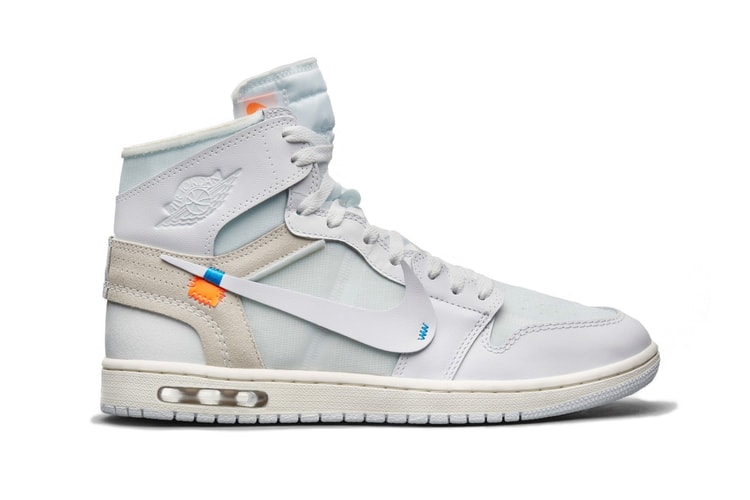 Le Premier Design De La Virgil Abloh x Air Jordan 1 "White" Avait Une Bulle D'Air