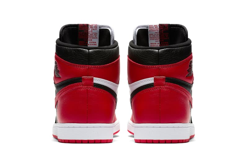 Sneakers Air Jordan 1 Rouge, Blanc et Noir