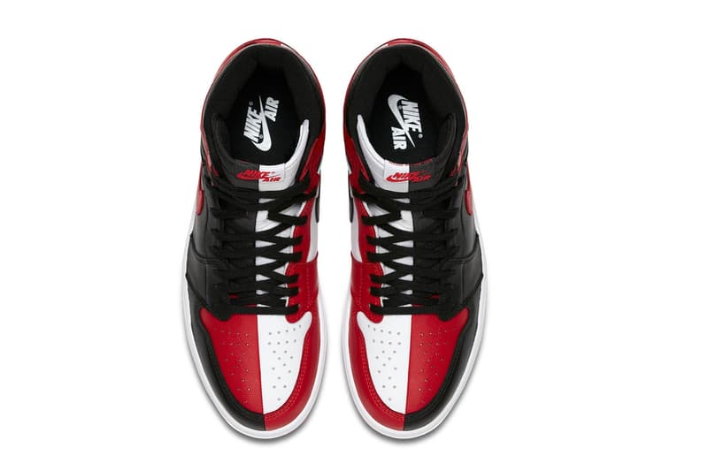 Sneakers Air Jordan 1 Rouge, Blanc et Noir