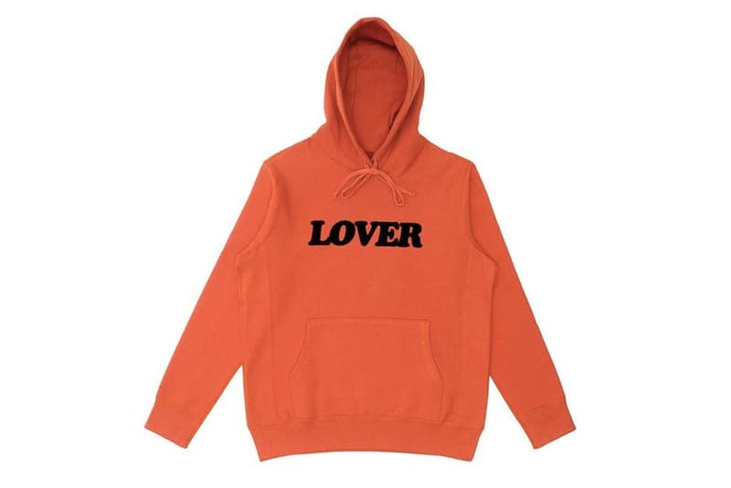 Sweat à capuche orange Lover