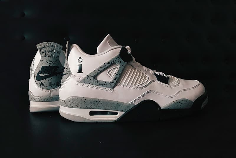 Air Jordan 4 white cement