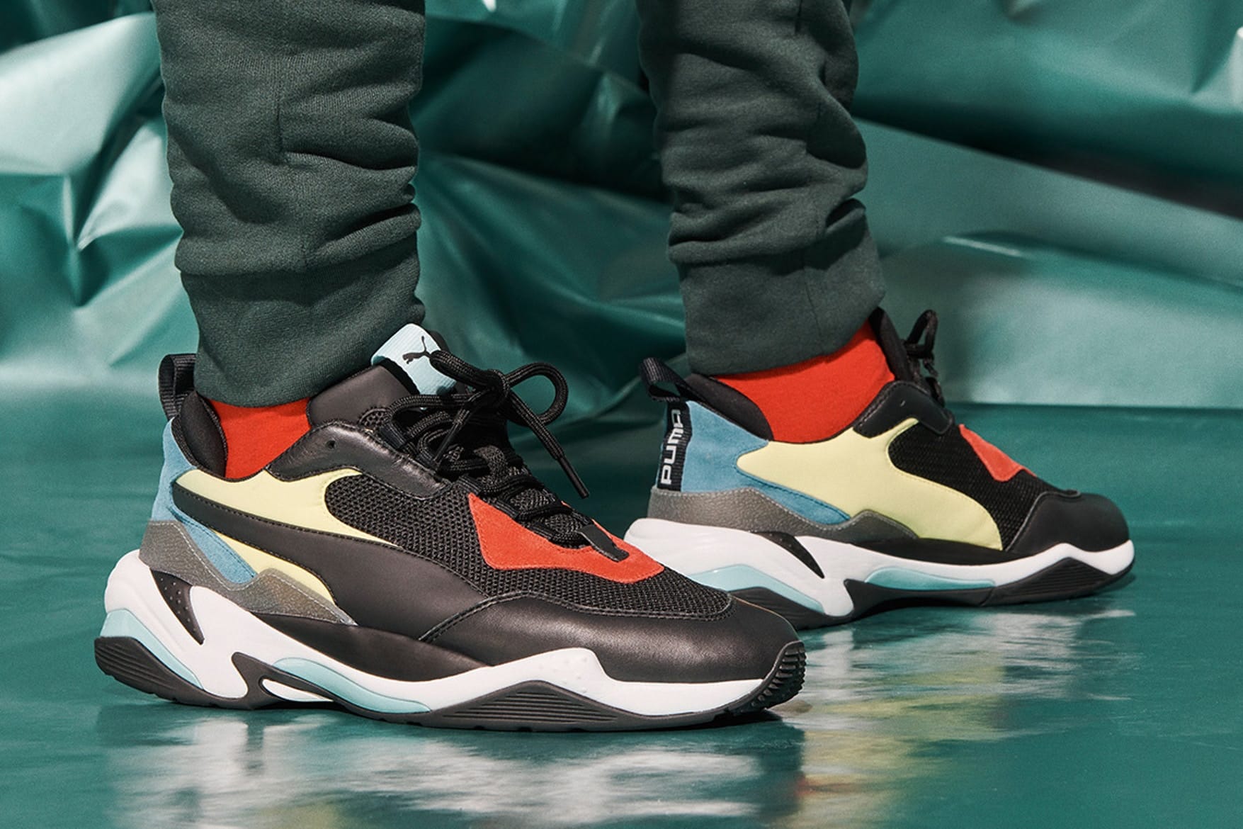 puma thunder spectra homme blanche