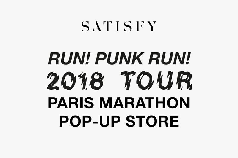 Satisfy Running Lance Son Pop-Up Shop 'RUN! PUNK RUN!' Pour Le Marathon De Paris