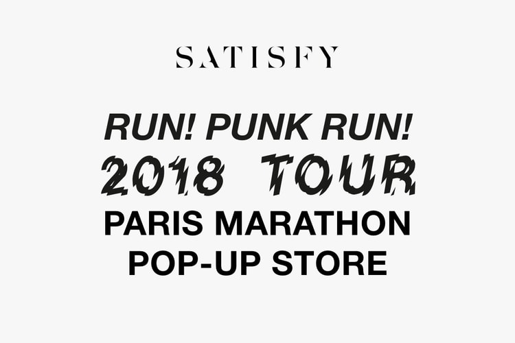 Satisfy Running Lance Son Pop-Up Shop 'RUN! PUNK RUN!' Pour Le Marathon De Paris