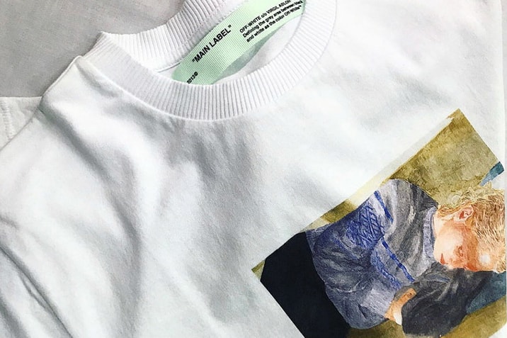 Aperçu Du Tee-Shirt Off-White™ Pour L’Exposition "FRIENDS" De Lucien Smith