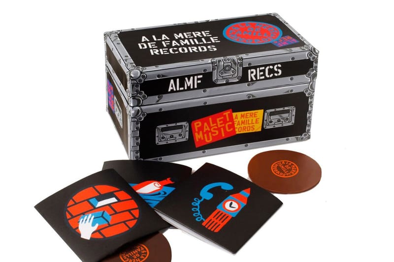 À La Mère De Famille S'associe À L'Artiste SO ME Sur Un Mini Flight Case Et Des Vinyls En Chocolat