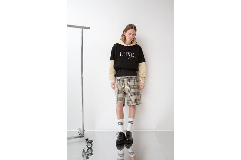 andrea crews, collection, automne, hiver, 2018, tartan, burberry