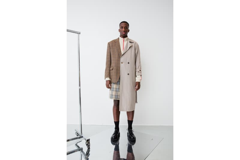 andrea crews, collection, automne, hiver, 2018, tartan, burberry