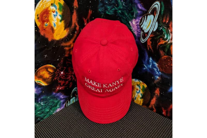 kanye west, make, kanye, great, again, casquette