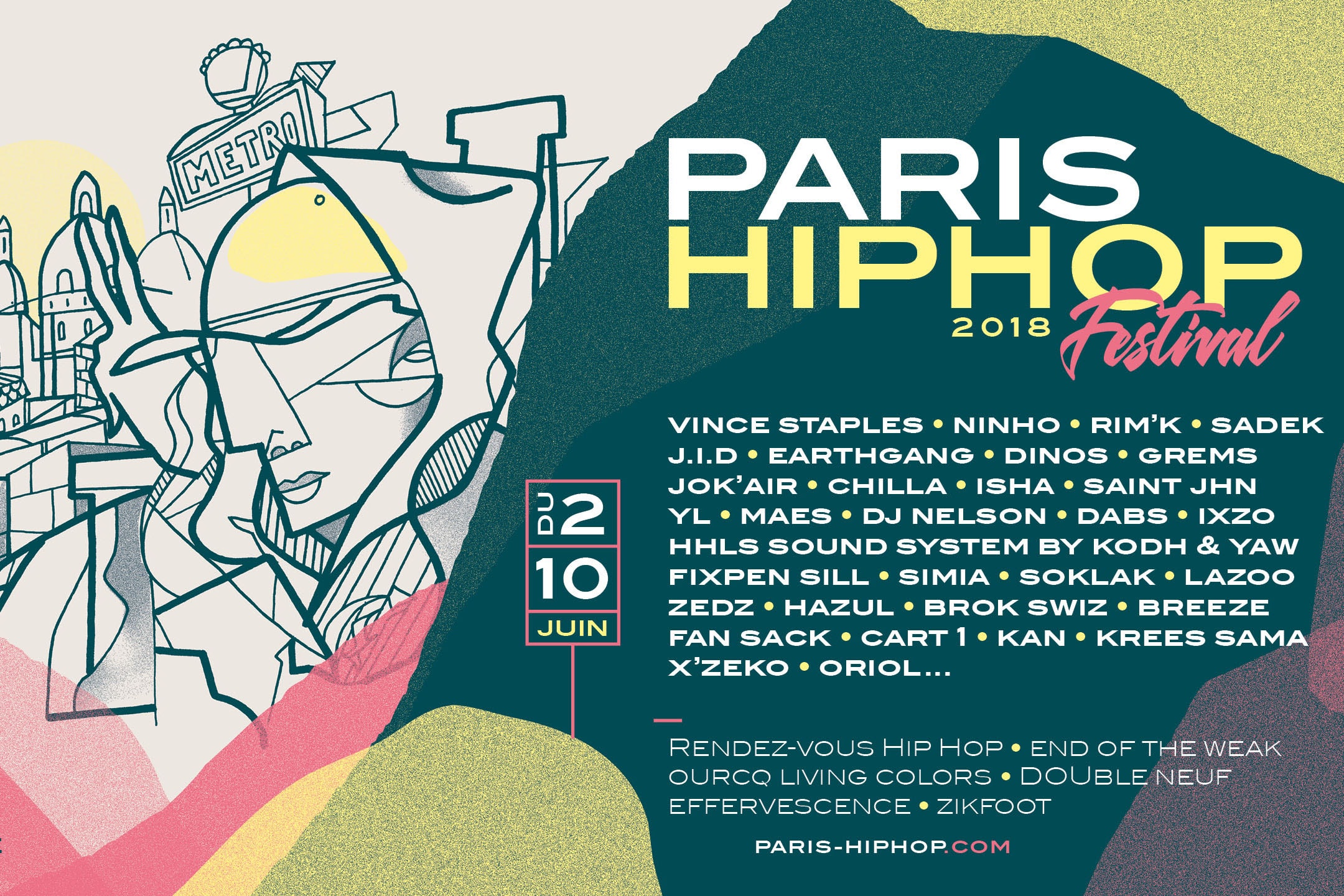 Hip-Hop Paris Festival Ninho Dinos Vince Staples