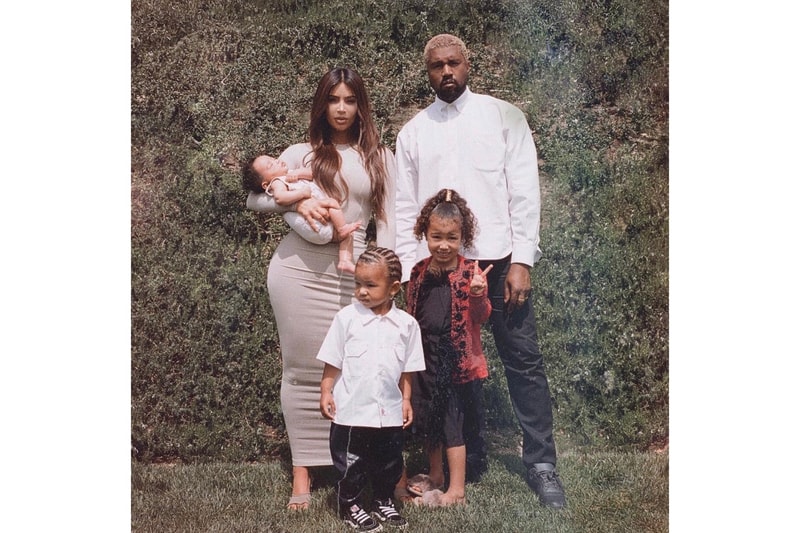 Photo De La Famille Kanye West Kim Kardashian