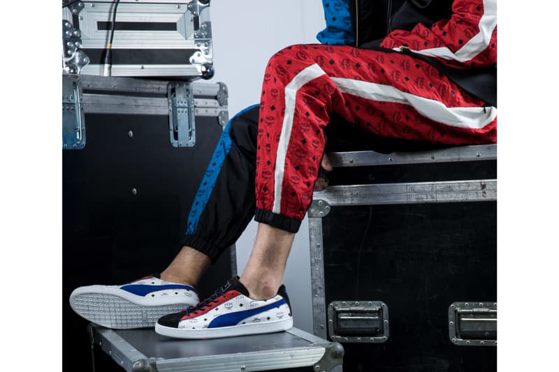 puma, mcm, collaboration, suede, tracksuits