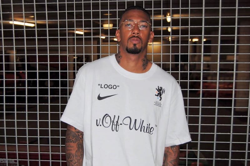 nike off white football tee