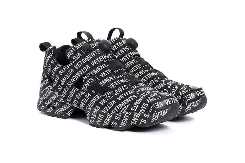 Vetements Et Reebok Sortent Deux Sneakers À L'Imprimé Monogramme
