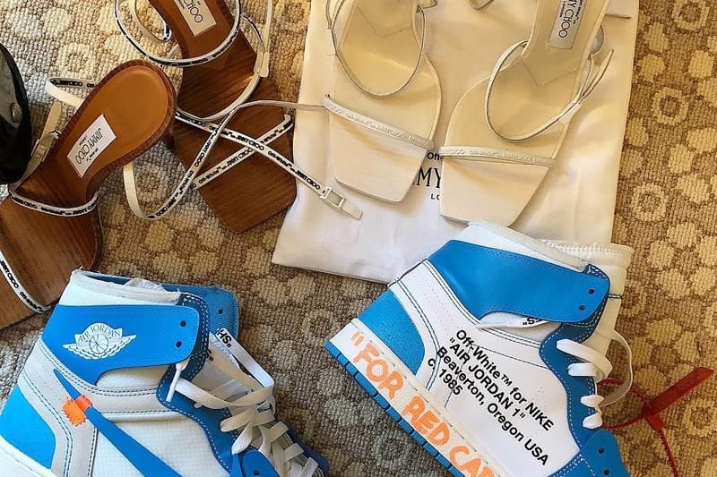 Virgil Abloh Porte Des Off-White™ x Air Jordan 1 "UNC" Inédites Au Met Gala 2018