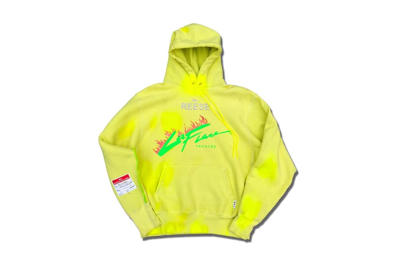 Jaune fluo reese la flare vert