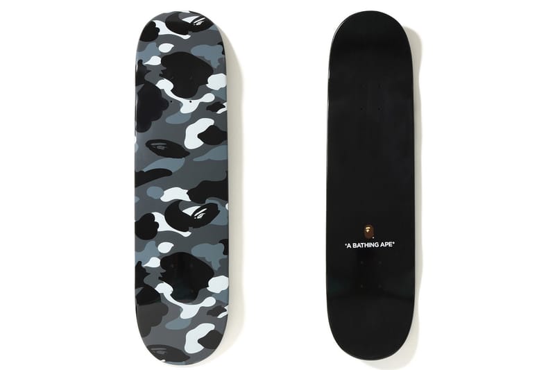 BAPE Dévoile Un Skateboard "City Camo"