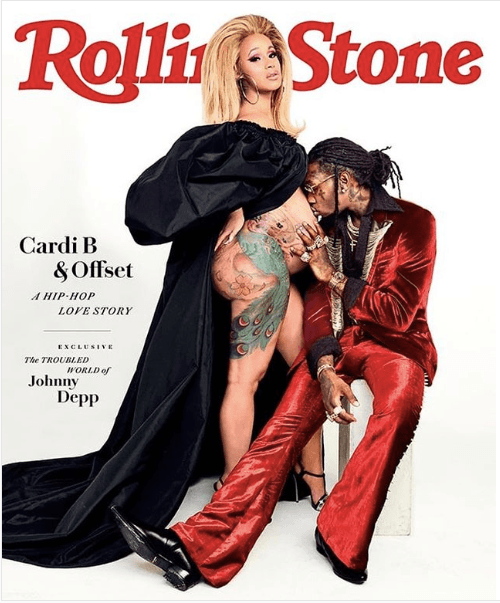 Cardi B & Offset Cover Magazine Rolling Stone