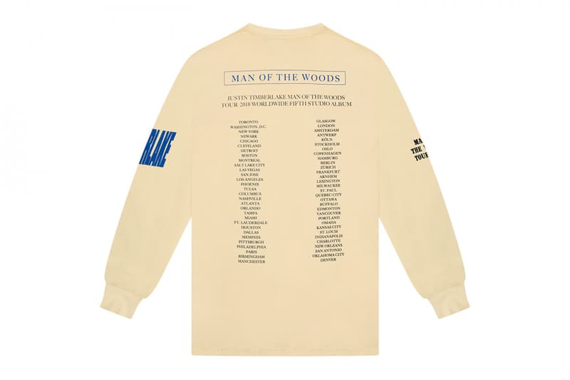 Justin Timberlake Man of the woods heron preston merch