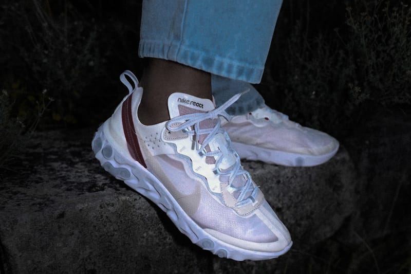 La Nike React Element 87 Mise En Lumière Dans Le Dernier Éditorial De theNextdoor