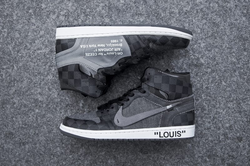 Un Artiste Imagine Une Air Jordan 1 Off-White™ x Louis Vuitton