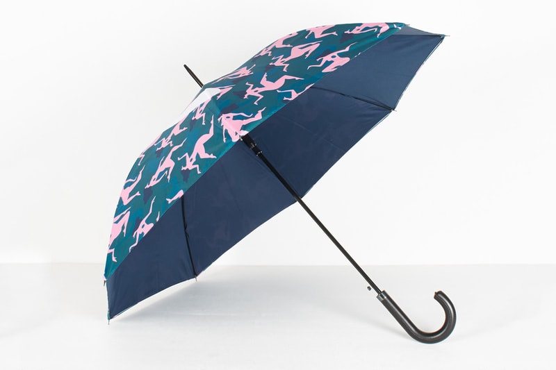 Parapluie Parra bleu rose