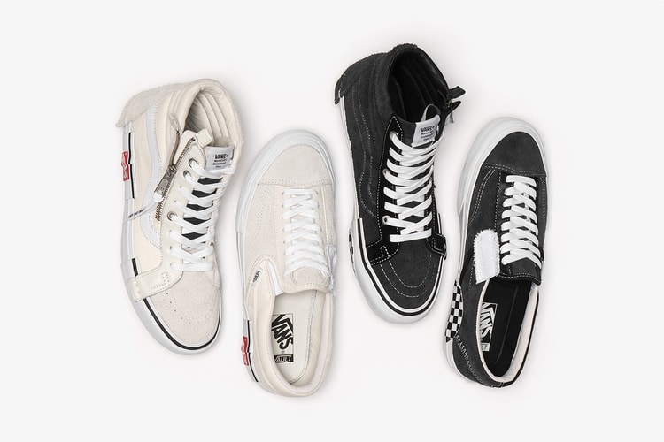 Vans Vault Surfe Sur La Tendance De La Déconstruction Avec La Slip-On Et La Sk8-Hi