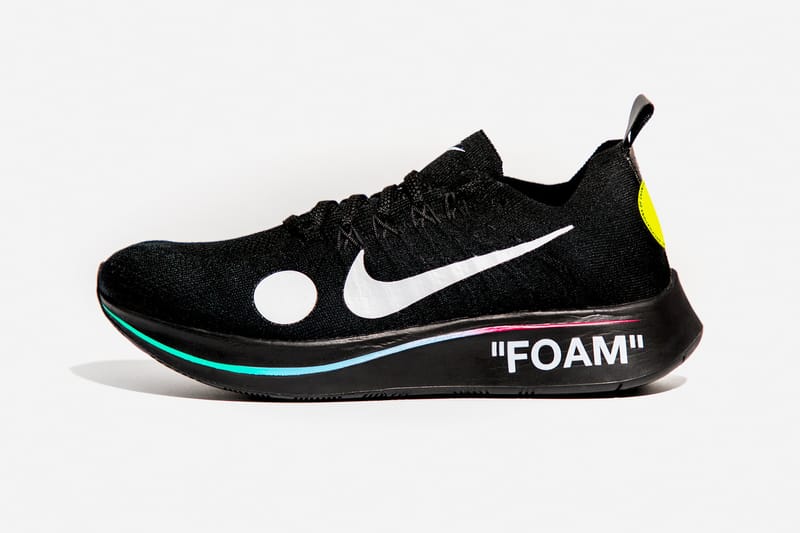Gros Plan Sur La Virgil Abloh x Nike Zoom Fly Mercurial Flyknit