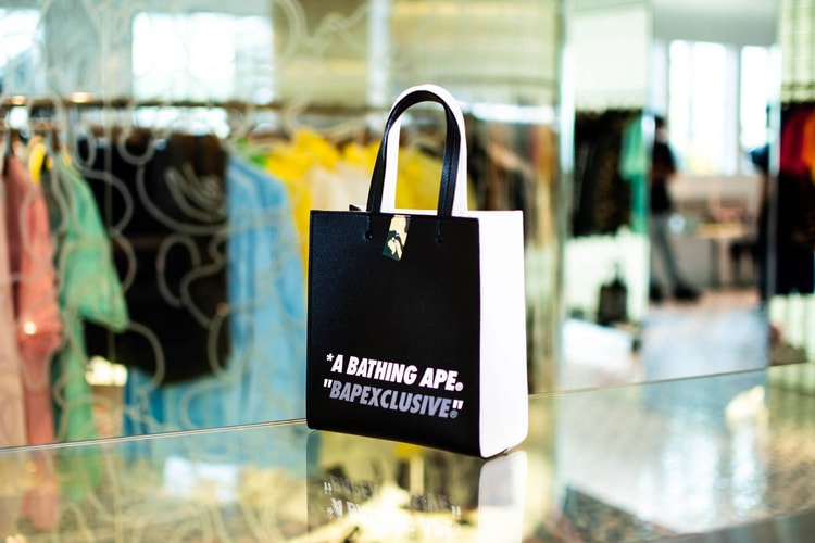 BAPE Surfe Sur La Tendance Et Propose Ses "Shopping Bags"