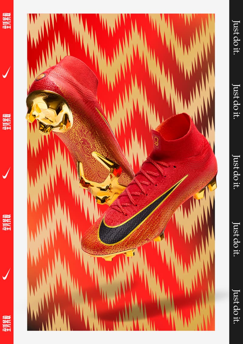 Cristiano Ronaldo, Chine, Crampons, Collection