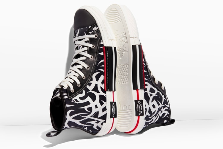 Dior Révèle Une Nouvelle Sneaker Aux Motifs Tribaux Pour Sa Collection Hiver 2018