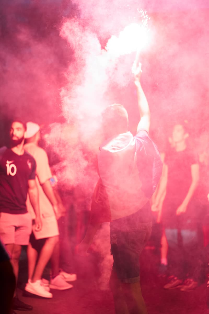 Photos Des Supporters Des Bleus