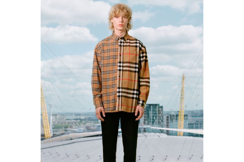 gosha x burberry flannel