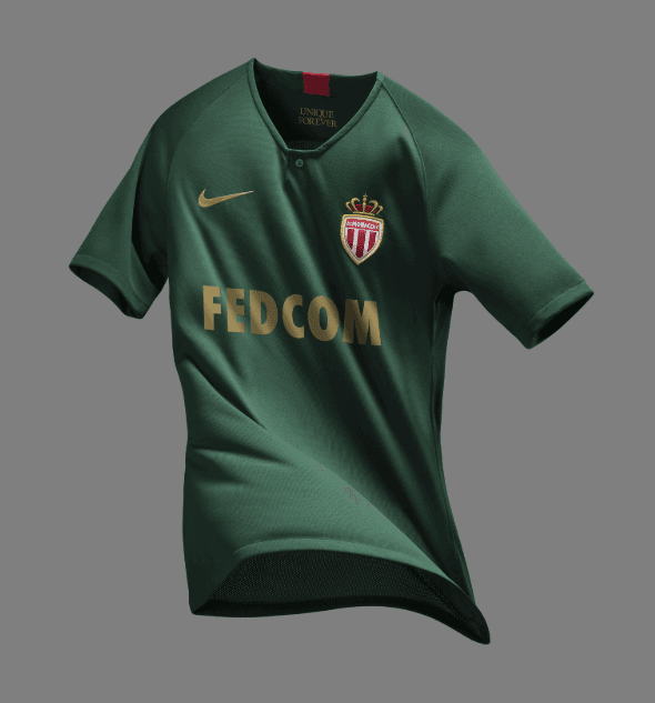 Monaco, Maillot, Away, 2018-2019