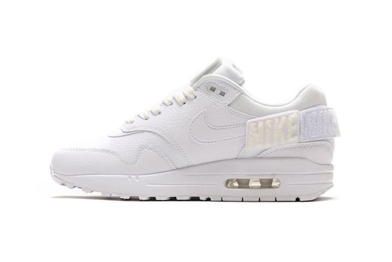 nike, air, max, 1, 100, triple, white, customisable, restock