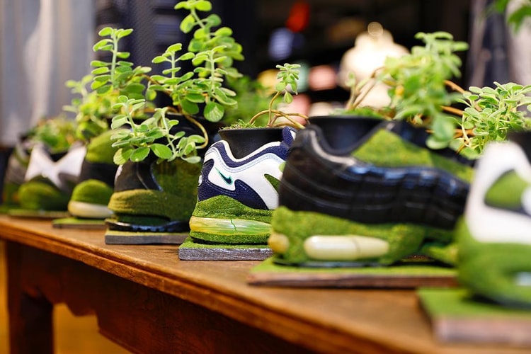 Un Artiste Japonais Transforme Ses Sneakers Vintage En Œuvres Botaniques