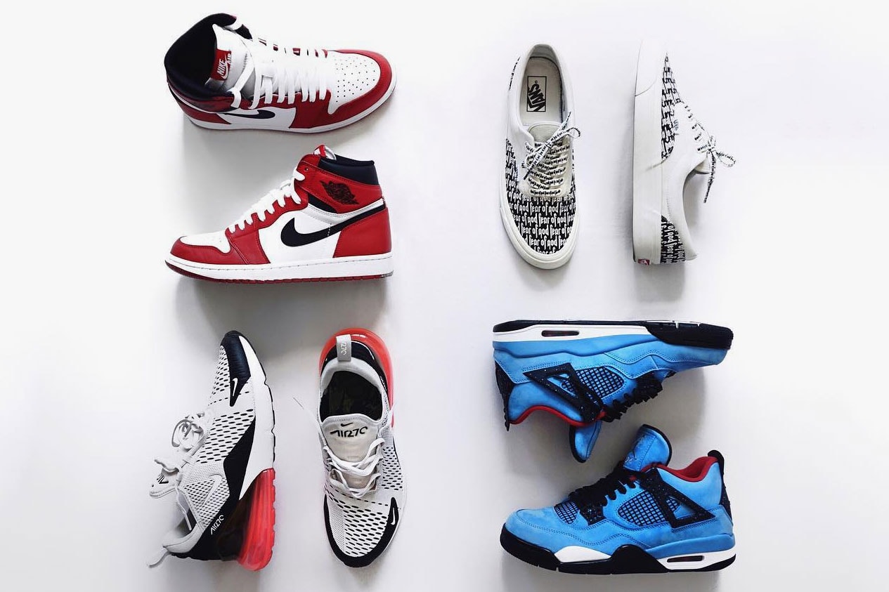 Baskets Jordan, Nike, Vans