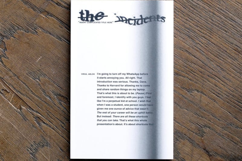 On A Lu Le Livre De Virgil Abloh, Et Voilà Ce Qu'Il Faut En Retenir