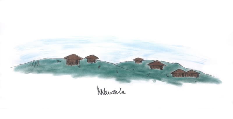 Photos Des Croquis De Nelson Mandela