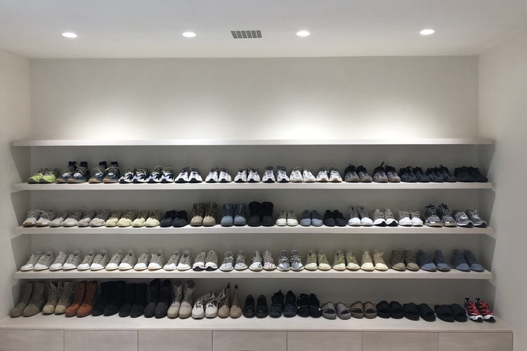 Kanye West Partage Un Aperçu De Sa Collection De Sneakers Où Se Dévoilent Des Paires Inédites