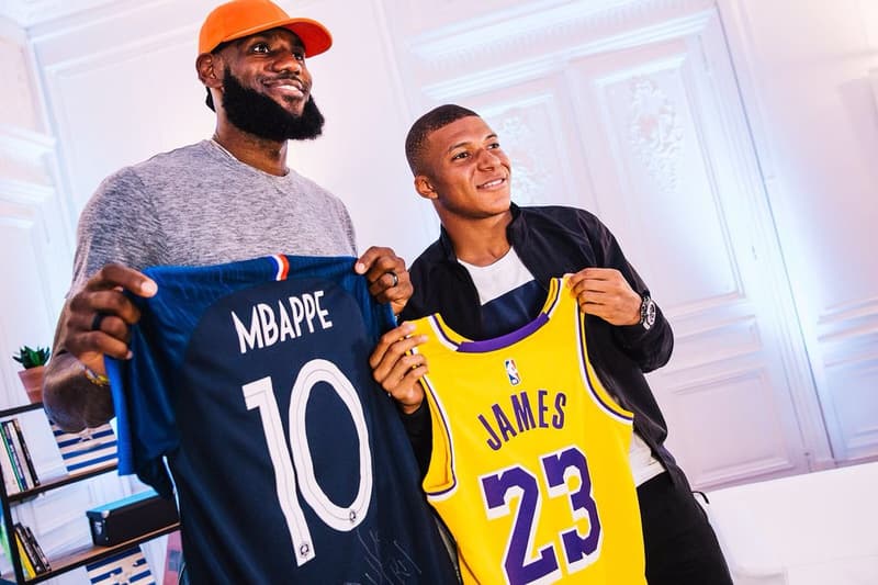 Photo LeBron James Kylian Mbappé