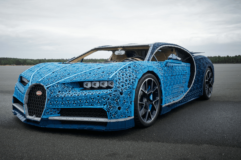 Cette Vraie Bugatti Est Entièrement Construite En Briques LEGO