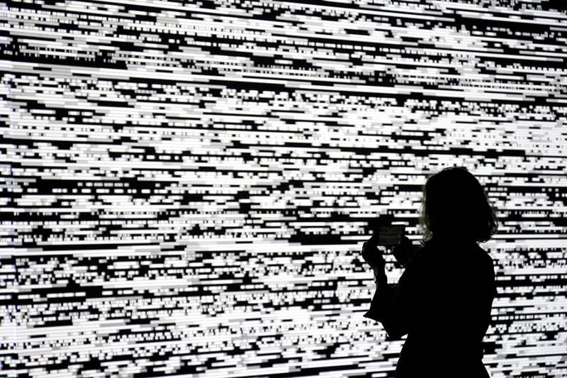 Installations Ryoji Ikeda Centre Pompidou