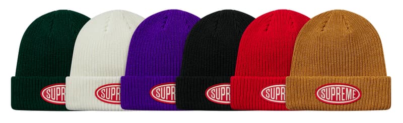 La Collection De Casquettes et Chapeaux Supreme Automne Hiver 2018