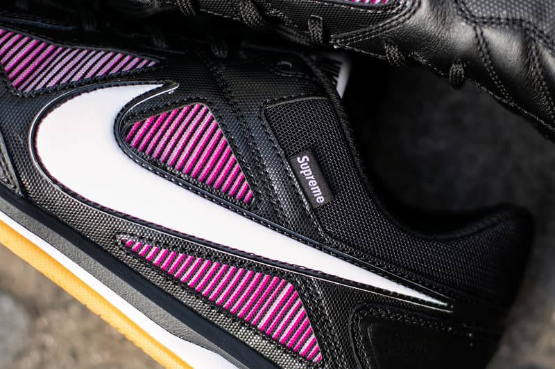 Supreme Nike SB Gato Black Gros plan
